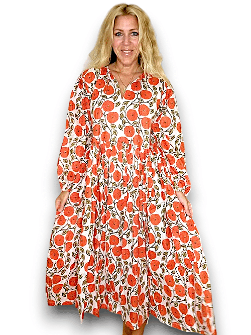 IDA IVY Pouf Sl Dress/Retro Dandelion image 3
