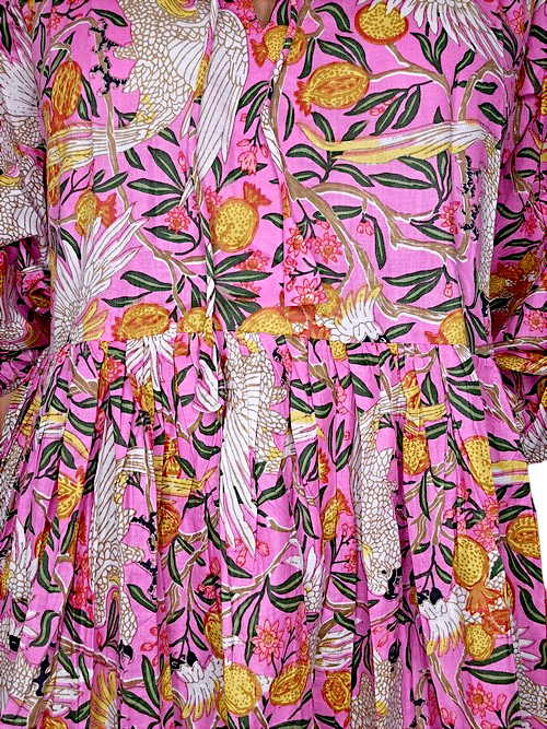 IDA IVY Pouf Sl Dress/Pnk Cockatoo image 3