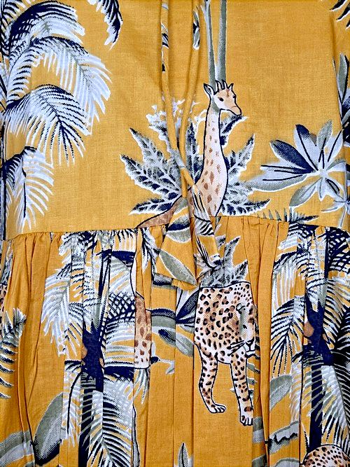 IDA IVY Pouf Sleeve Dress/Savannah Mustrd image 3