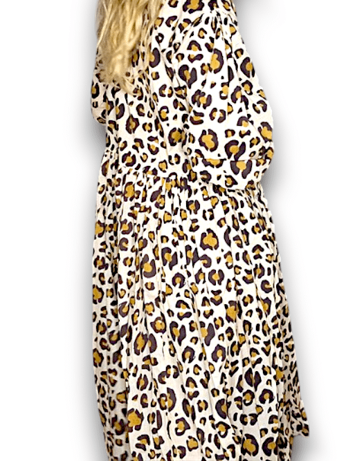 IDA IVY Pouf Sl Dress/Leopard image 6