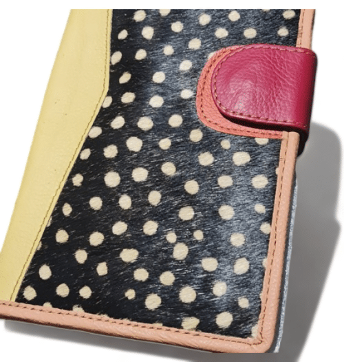 Hey Herbee Nomad Large Wallet*Drk Yellow/Wht/Blk Dot