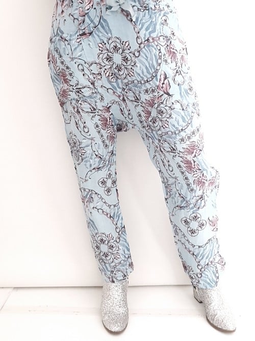 Baby Blue Paisley Peggy Pants