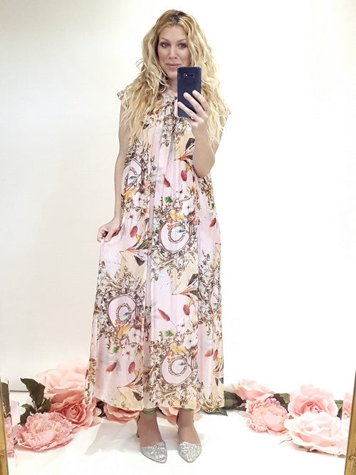 Baby Pink Maud Josefina Busy Bloom Singoalla Maxi