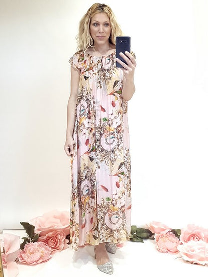 Baby Pink Maud Josefina Busy Bloom Singoalla Maxi