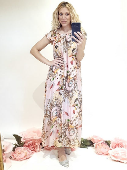 Baby Pink Maud Josefina Busy Bloom Singoalla Maxi