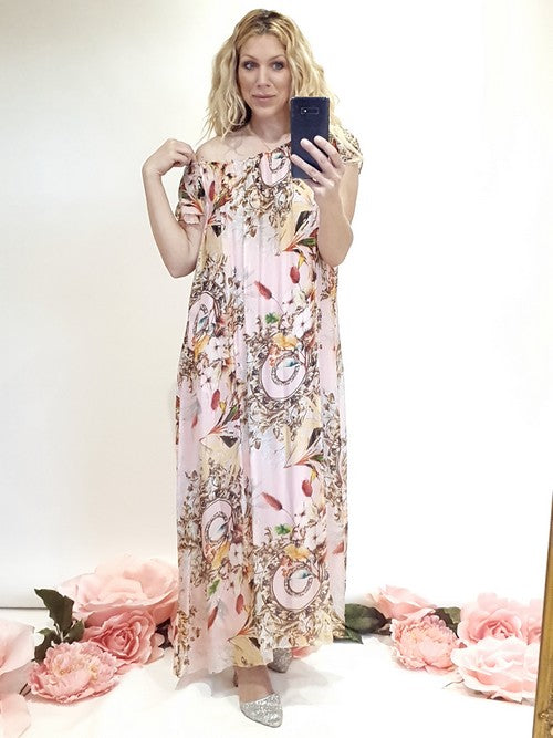 Baby Pink Maud Josefina Busy Bloom Singoalla Maxi