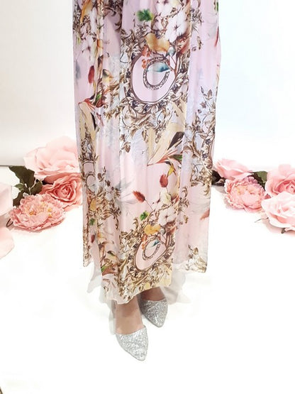 Baby Pink Maud Josefina Busy Bloom Singoalla Maxi