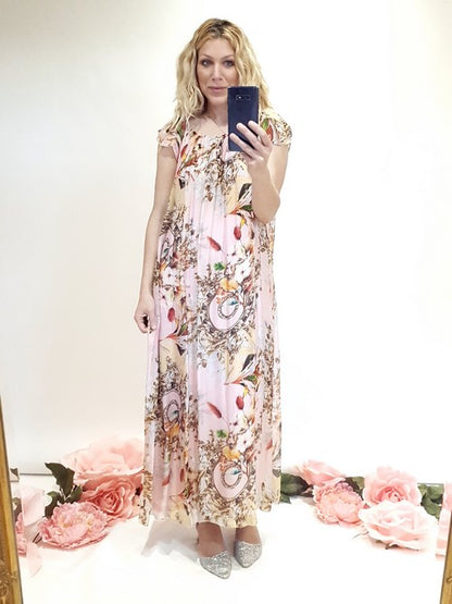 Baby Pink Maud Josefina Busy Bloom Singoalla Maxi