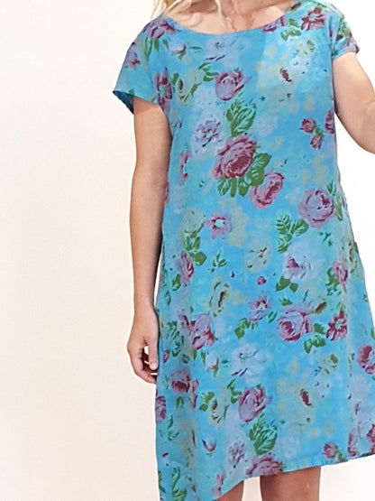 Turquoise Tea Party Kennedy Dress