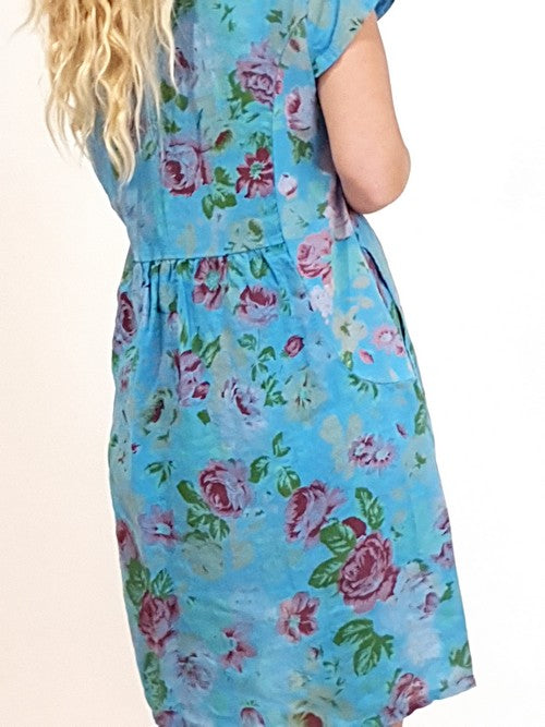 Turquoise Tea Party Kennedy Dress