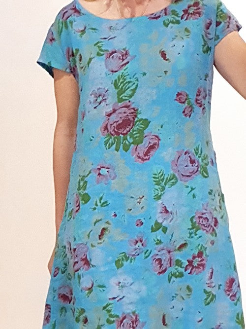 Turquoise Tea Party Kennedy Dress