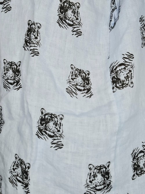 Pale Petrol Lux Tiger West Top