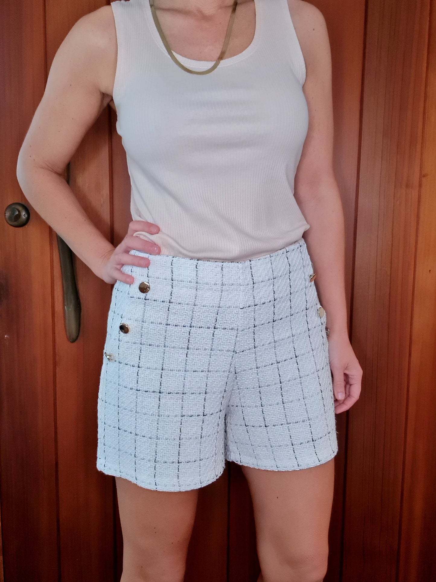 Mrs Digby Ivory Chess Chelsea Shorts