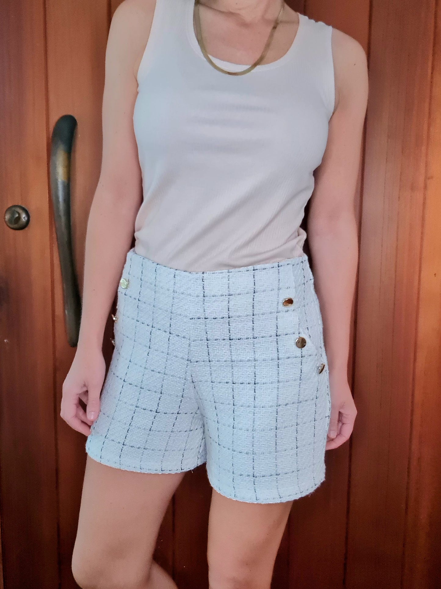 Mrs Digby Ivory Chess Chelsea Shorts