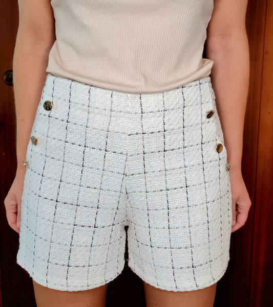 Mrs Digby Ivory Chess Chelsea Shorts