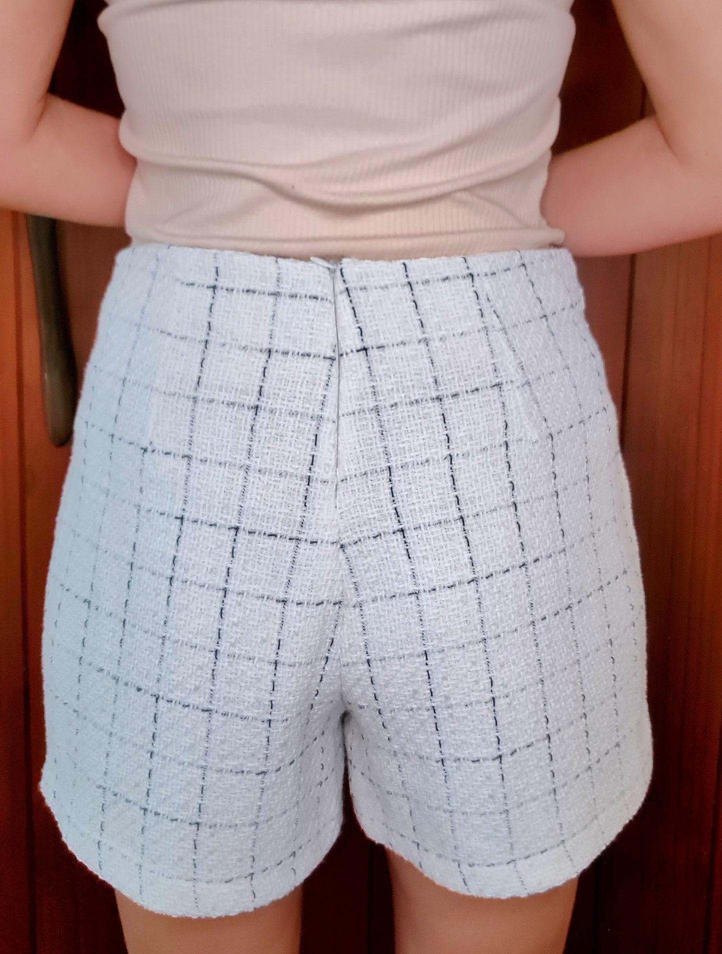 Mrs Digby Ivory Chess Chelsea Shorts