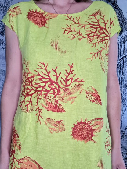 Bright Lime Reef Kennedy Dress