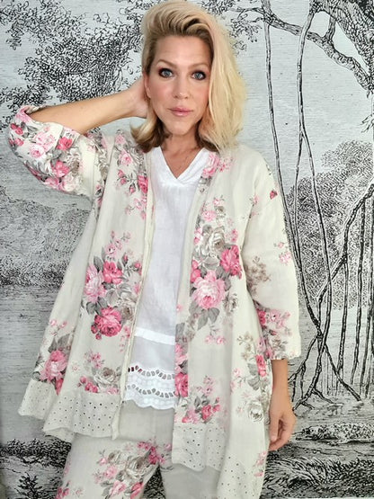 Vanilla High Tea Lace Hem Jacket