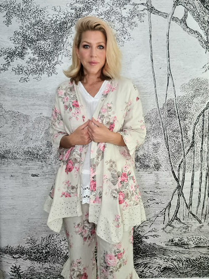 Vanilla High Tea Lace Hem Jacket