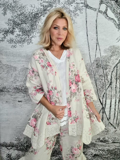 Vanilla High Tea Lace Hem Jacket