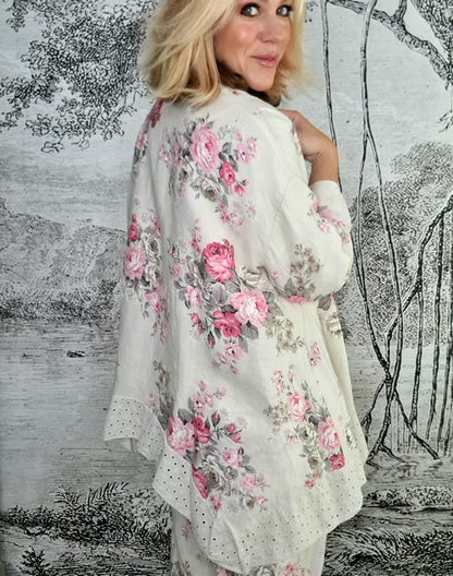 Vanilla High Tea Lace Hem Jacket