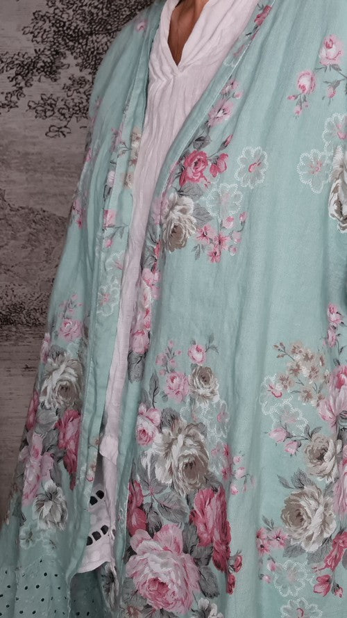 Mint High Tea Lace Hem Jacket