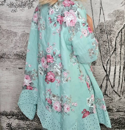 Mint High Tea Lace Hem Jacket