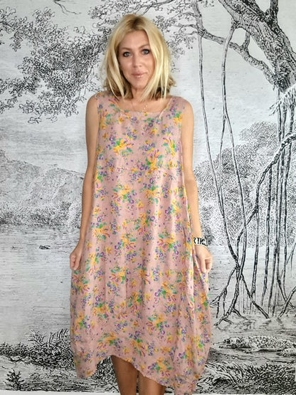 Antique Berry Eden Rose Maxi Tank Dress