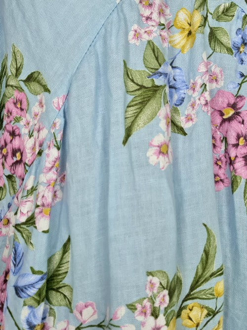 Baby Blue Midsommar Sophie Midi Dress