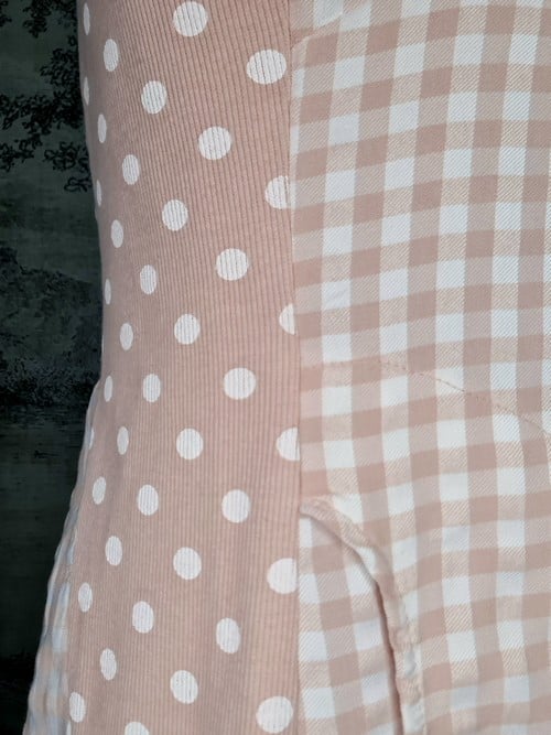 Pink Check Polka Viscose/Cotton Kennedy