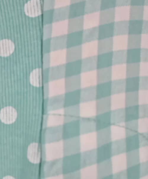 Mint Check Polka Viscose/Cotton Kennedy