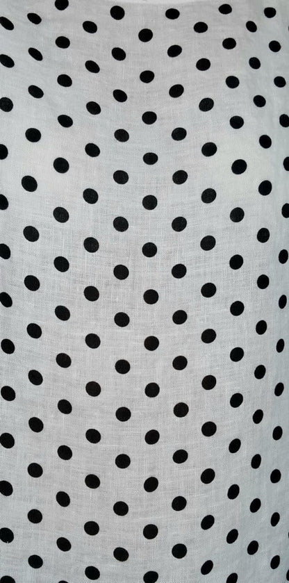 White Polka Dot Kennedy Dress