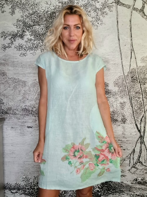 Mint Bella Rose Kennedy Dress