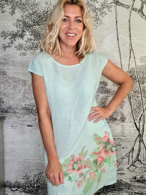 Mint Bella Rose Kennedy Dress