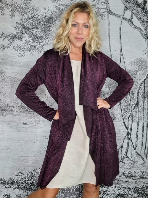 Purple Twinkle Cardi