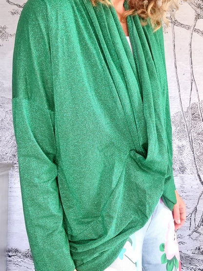 Emerald Twinkle Overlay Top