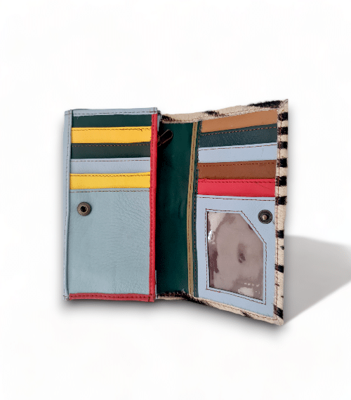 Hey Herbee Big Buckle Wallet-AE1601-Wht W Zebra