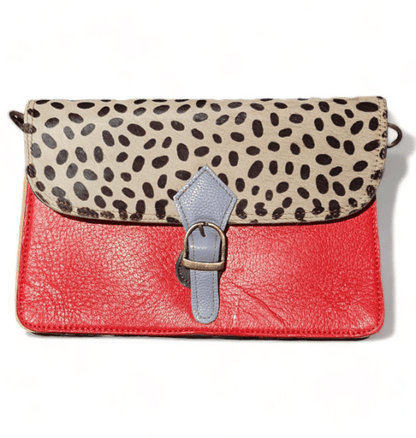 Hey Herbee Pinocchio Leather Bag-AE1967-Mandarine Red Mini Pebble