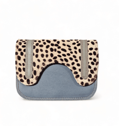 Hey Herbee Archer Leather Bag-AE2172-Teal Blue Mini Pebble