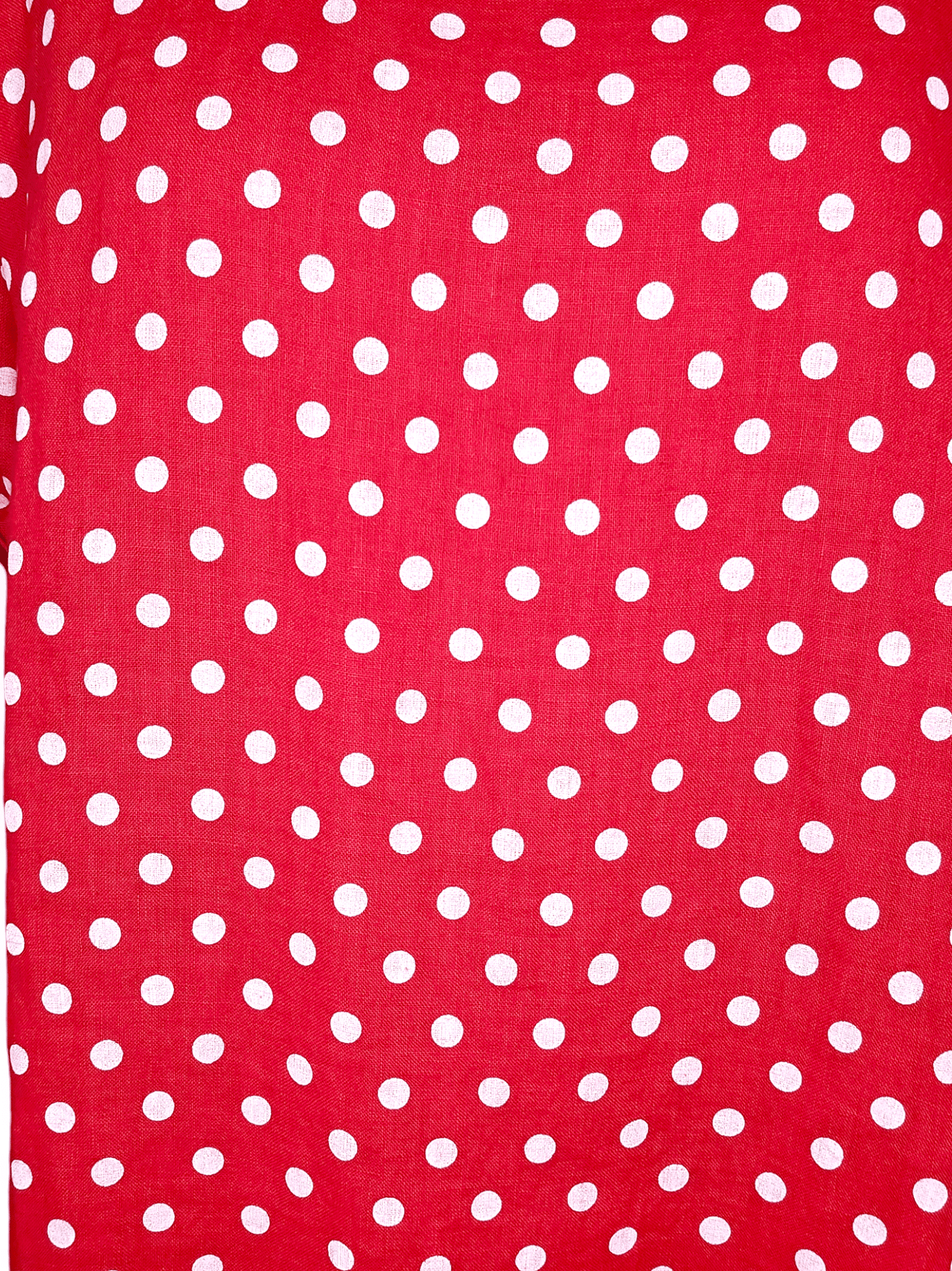 Red Polka Dot Button Sleeve Hem Dress