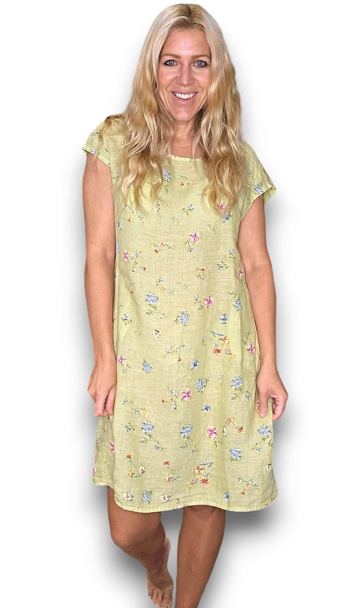 Lime Windy Bloom Kennedy Dress