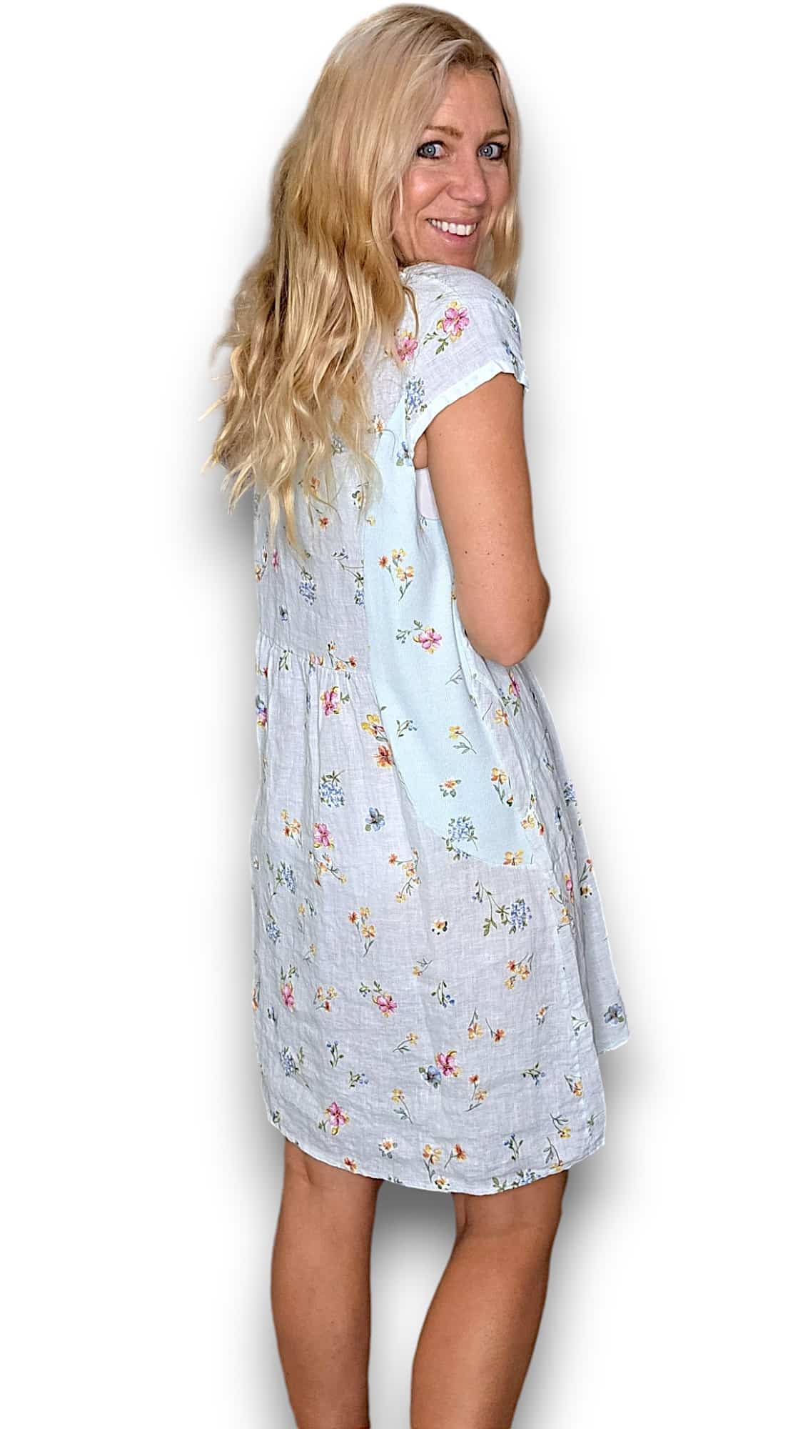 Pale Mint Windy Bloom Kennedy Dress