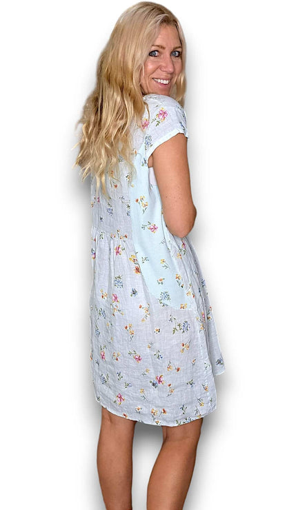 Pale Mint Windy Bloom Kennedy Dress