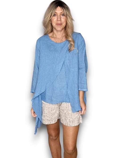 Sky Blue Layer Top