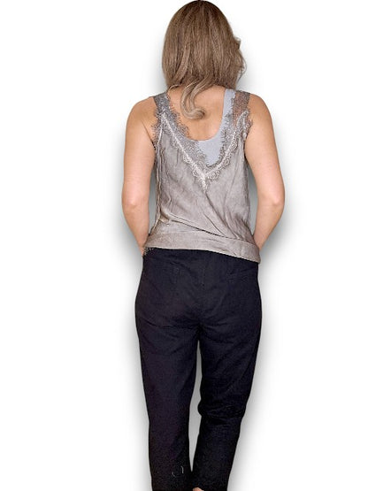 Black Diamond Pkt Linen/Cotton Pant