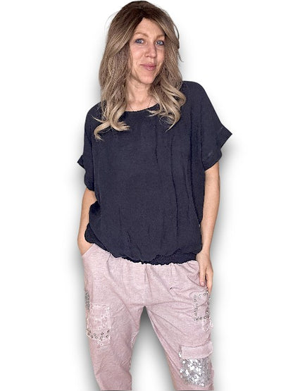 Black Plain River Tee