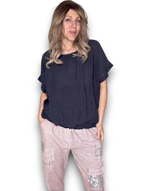 Black Plain River Tee