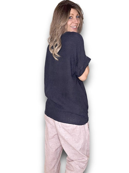 Black Plain River Tee