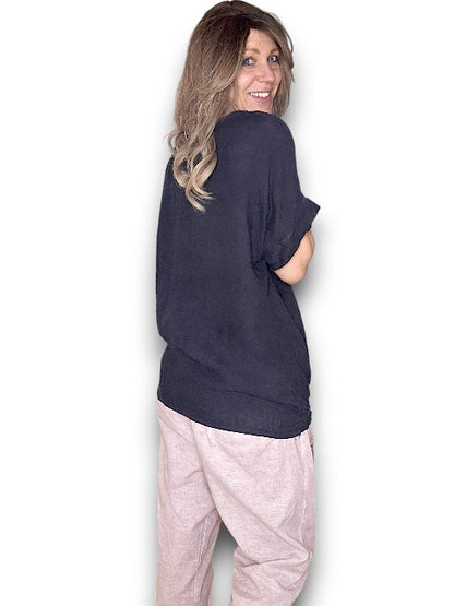 Black Plain River Tee