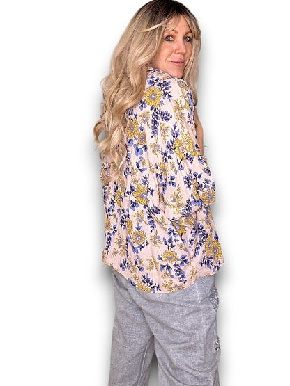 Baby Pink Retro Butterscotch Hoodie Jkt